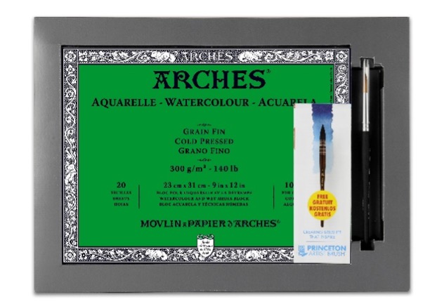 Carnet Aquarelle spiralé Sennelier 20 feuilles 300 g